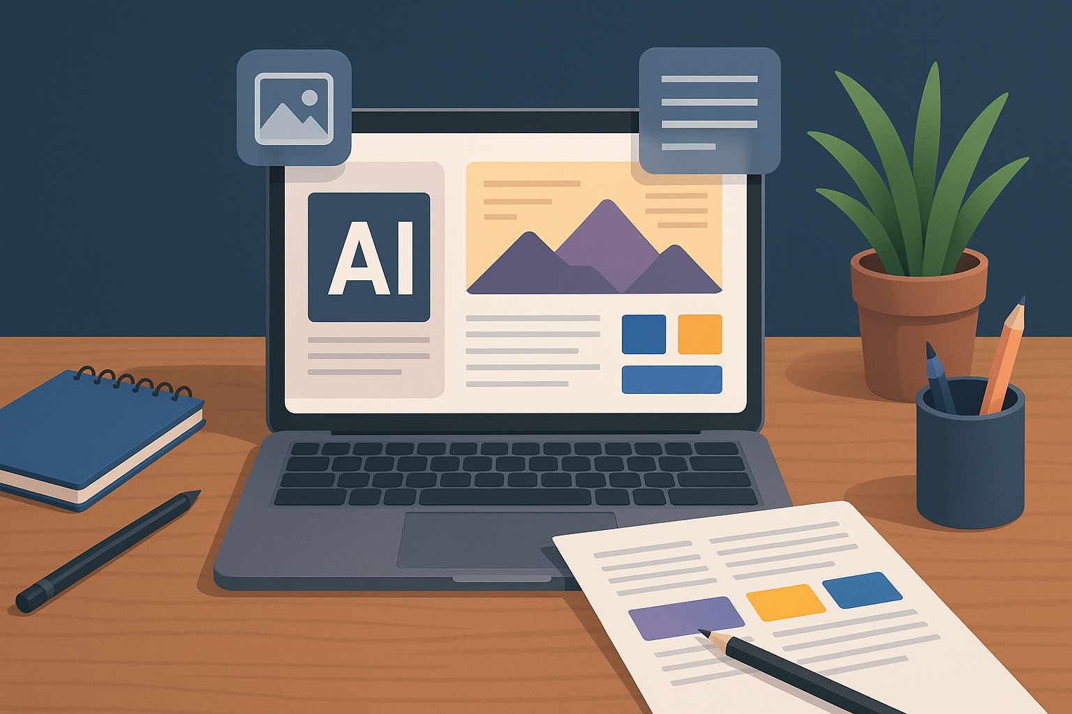 Geração de Conceitos Visuais com IA. Textos em Designs. Acesso premium por tempo limitado: AI Creator PRO!